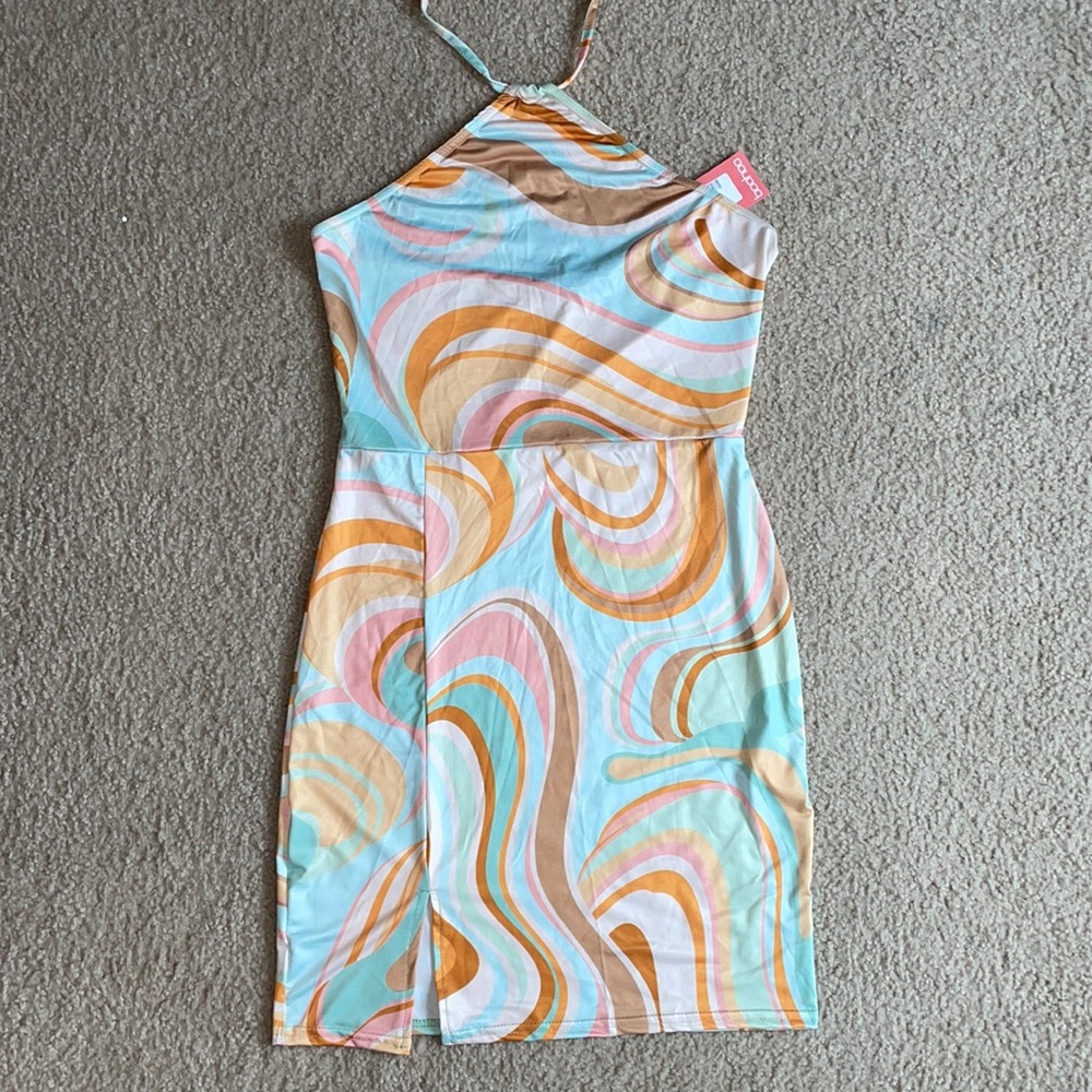 Boohoo Halter Dress (Size 12)